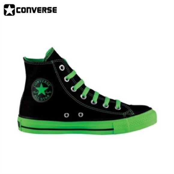 converse green black